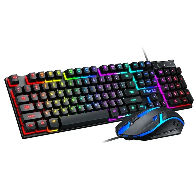 Teclado e Mouse Led